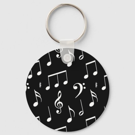 Musiknote Keyring Schlüsselanhänger (Vorderseite)