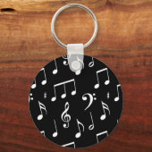Musiknote Keyring Schlüsselanhänger (Vorderseite)
