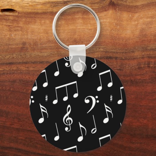 Musiknote Keyring Schlüsselanhänger (Vorderseite)
