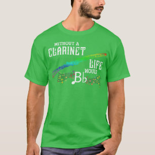 Musiknote Klarinette Lustiger Klarinettist T-Shirt