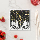 Musiknote Klaviertasten von Luxury Serviette (Beispiel)