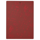 Musiknote-Klemmbrett Klemmbrett (Rückseite)