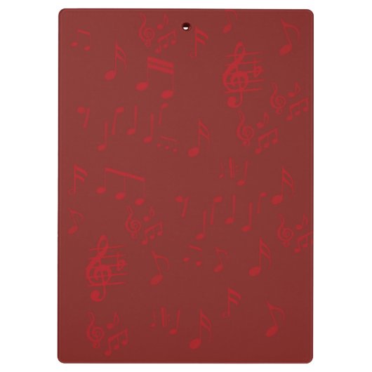 Musiknote-Klemmbrett Klemmbrett (Rückseite)