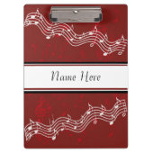 Musiknote-Klemmbrett Klemmbrett (Vorderseite)