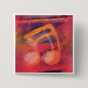 Musiknote-Knopf Button