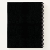 Musiknote Luxury Royal Design Notizblock (Rückseite)