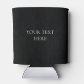 Musiknote Luxus Schwarz-Weiß-Design Dosenkühler (Rückseite)