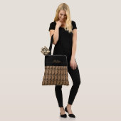 Musiknote Mit Monogramm Tote Tasche (Am Model)