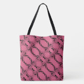 Musiknote Mit Monogramm Tote Tasche (Rückseite)