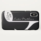 Musiknote mit Namen Case-Mate iPhone Hülle (Rückseite (Horizontal))