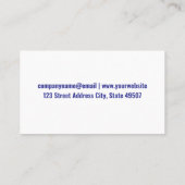 Musiknote | Modernes Logo | Sound Visitenkarte (Rückseite)