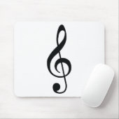 Musiknote Mousepad (Mit Mouse)