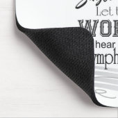 Musiknote Mousepad (Ecke)