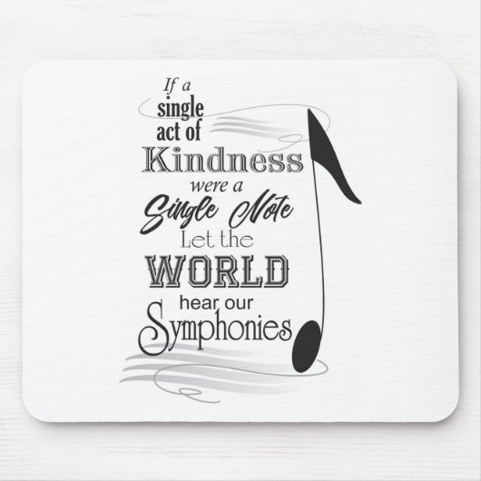 Musiknote Mousepad (Vorne)