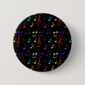 Musiknote Musical Gifts Musical Note Art Love Button (Vorderseite)