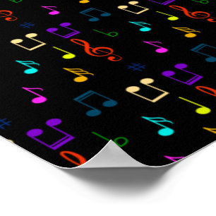 Musiknote Musical Gifts Musical Note Art Love Poster