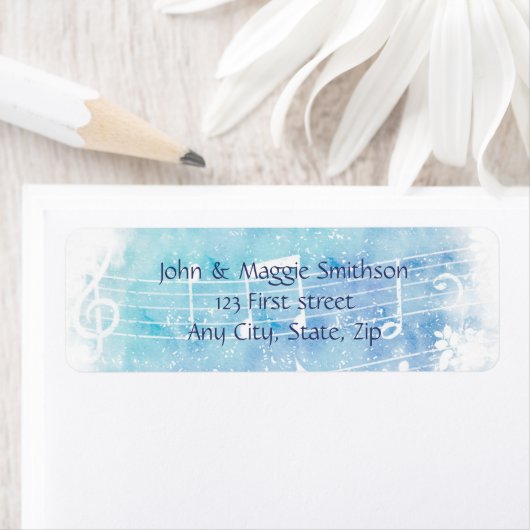 Musiknote Musician Custom Label (Insitu)