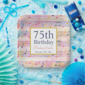 Musiknote Musiker Geburtstag Pappteller (Party)