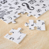 Musiknote-Muster-Musik-Thema Puzzle (Seite)