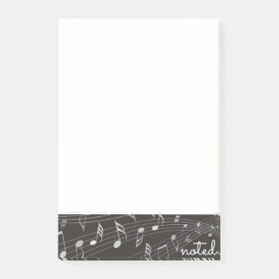 Musiknote Noted Sheet Music Post-It Notes Klebezettel