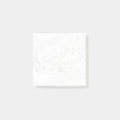 Musiknote Notenblätter Post-It-Notes Post-it Klebezettel (Vorderseite)