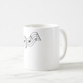 Musiknote Notes Song Symbol für musikalischen Sou Kaffeetasse (VorderseiteRechts)
