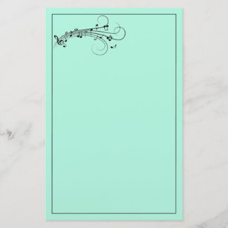 Musiknote-Papier Briefpapier