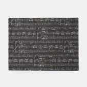 Musiknote Pattern Music Theme Doormat Fußmatte (Vorderseite)