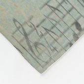 Musiknote Pattern Music Theme Fleece Blanket (Ecke)