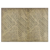 Musiknote Pattern Music Theme Schneidebrett (Vorderseite)