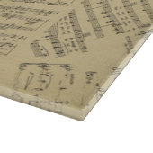 Musiknote Pattern Music Theme Schneidebrett (Ecke)