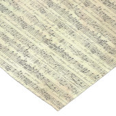 Musiknote Pattern Music Theme Table Runner Kurzer Tischläufer (Ecke)