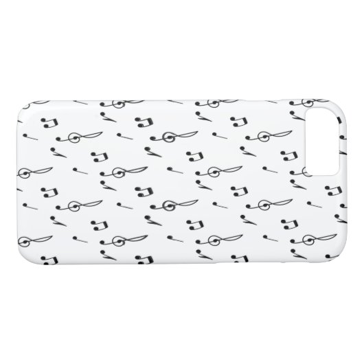 Musiknote Pattern Music Theme Treble Clef Case-Mate iPhone Hülle (Rückseite (Horizontal))