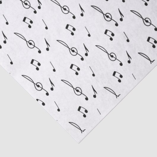 Musiknote Pattern Music Theme Treble Clef Seidenpapier (Ausschnitt)
