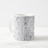 Musiknote Pattern Musikpiano Thema Tasse (Vorderseite Links)