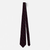 Musiknote Pattern Neck Tie Krawatte (Vorderseite)