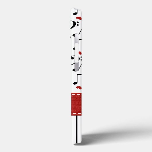 Musiknote Piano Case-Mate iPhone Hülle (Rückseite / Links)