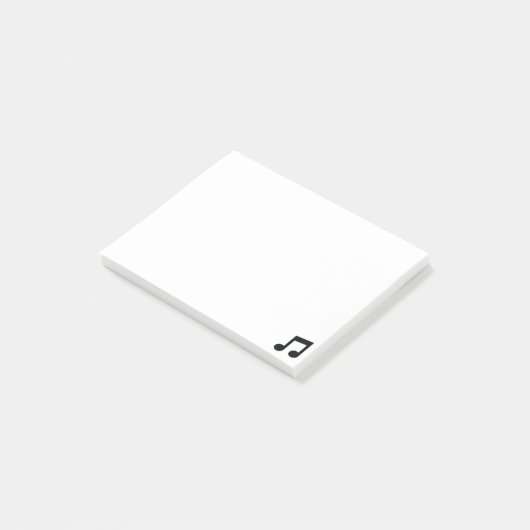 Musiknote-Post-Itanmerkungen Post-it Klebezettel (angewinkelt)