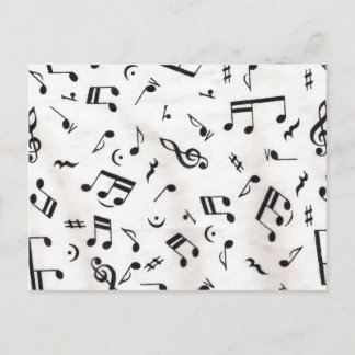 Musiknote Postkarte