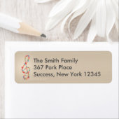 Musiknote-Rücksendeadresse (Insitu)