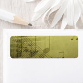 Musiknote Rücksendeadresse (Insitu)