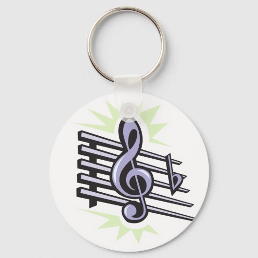 Musiknote Schlüsselanhänger (Vorderseite)