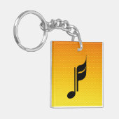 Musiknote Schlüsselanhänger (Vorderseite links)