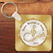 Musiknote Schlüsselanhänger BULK oder kaufen Sie e (Vorderseite)