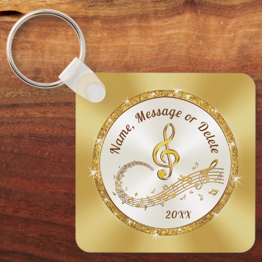 Musiknote Schlüsselanhänger BULK oder kaufen Sie e (Vorderseite)