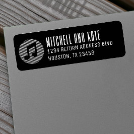 Musiknote Schwarz und Weiß