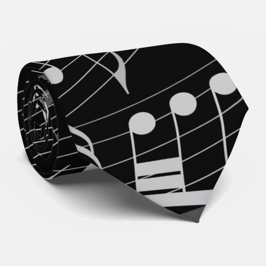 Musiknote Sheet Music Krawatte (Gerollt)