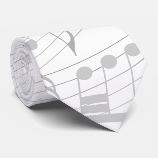 Musiknote Sheet Music Krawatte (Gerollt)