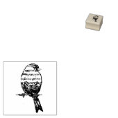 Musiknote Singing Song Vogel Gummistempel (Stempel)