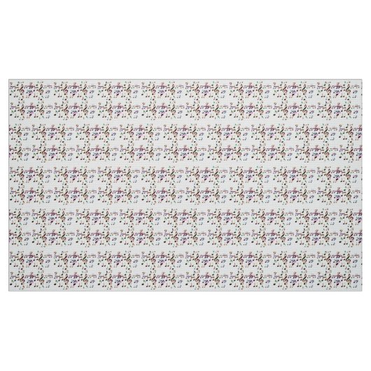Musiknote Stoff (Fat Quarter (45,7 x 55,9 cm))